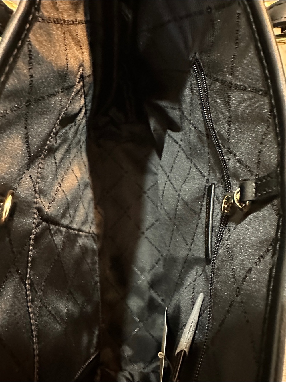 Michael Kors Black, Brown & White Logo Print Tote - Picture 3 of 10